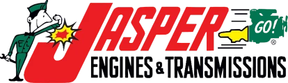 Jasper logo with red lettering